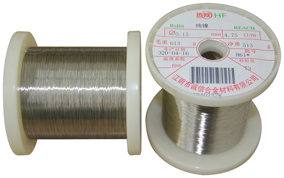 UNS N02200/Nickel200/NS5200/N5/H02200/W-Nr.2.4060 고온 용도로 사용되는 순수한 니켈 와이어