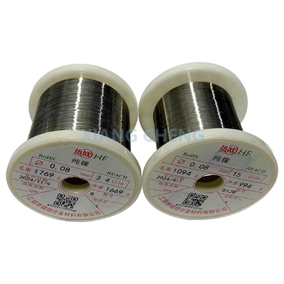 화학 및 식품 가공 산업용 순수한 니켈 와이어 UNS N02200/Nickel200/NS5200/N5/H02200/W-Nr.2.4060