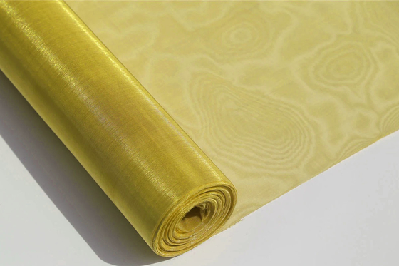 0.6-1.3mm 롤 너비 구리 와이어  Mesh Plain And Twill Weave 완벽한 강도 균형 보장